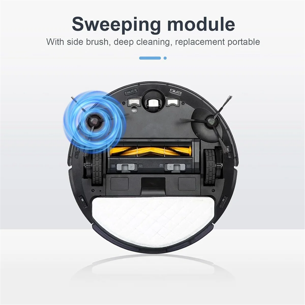 Zijborstels Voor Ecovacs Deebot T8/T9/N8/X1 Omni/X1 Turbo/T10 Omni/T10 Turbo/T20 Omni/T9 +/N8 +/N8 Pro/N8 Plus