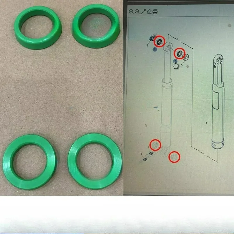 

Cab Lift Cylinder Bushings 2567560 Bushings Seals Upper and Lower 4pcs Quality for Scania