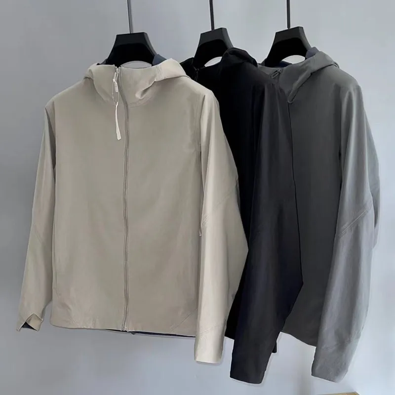 

Premium Men's Jaet Outerwear Windproof Waterproof Breathable Fabric Full Body Sed Glue High End Men's Coat Jaet