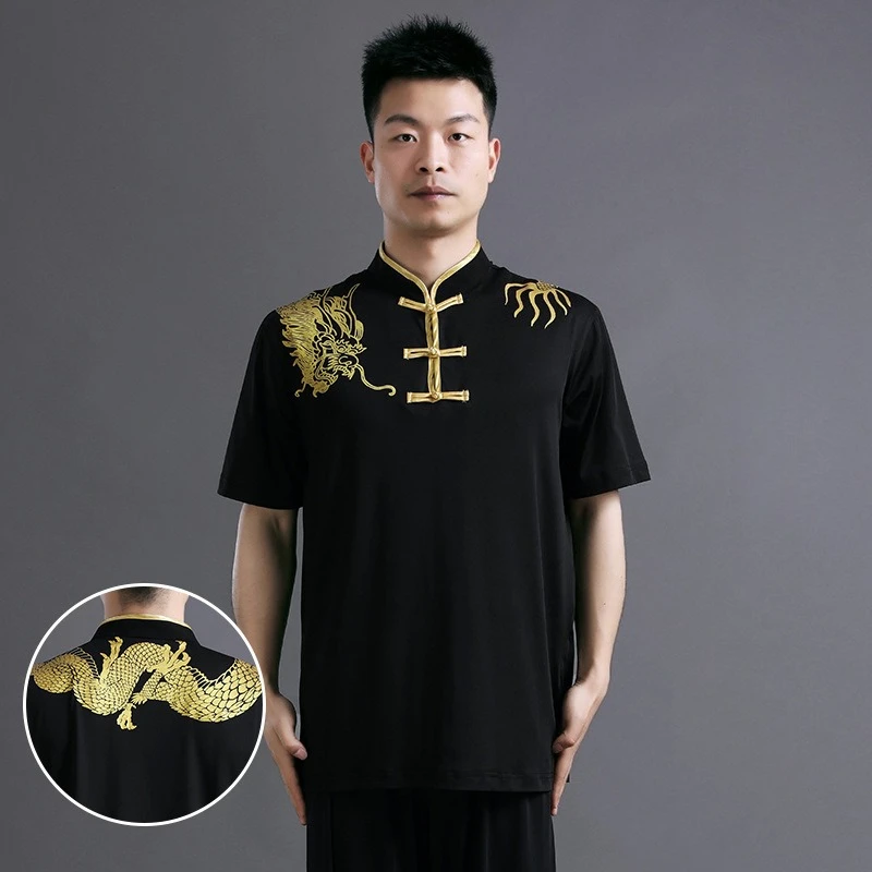 

Tai Chi Kung Fu Suit Chinese Traditional Martial Arts Uniform for Women and Men Fluid Drape Breathable & Comfortable