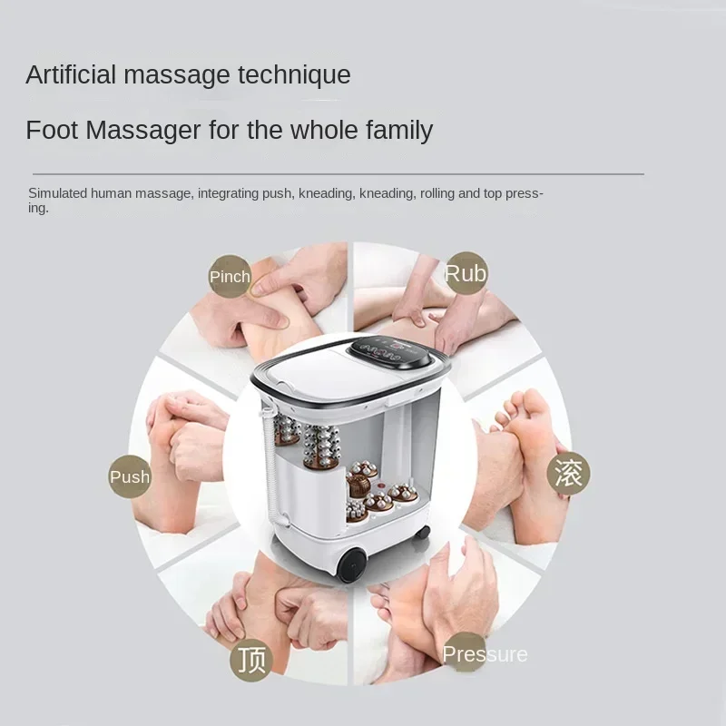 Over The Knee Over The Calf Foot Bath Bucket Automatic Heating Massage Basin Electric Constant Temperature Footbath Machine