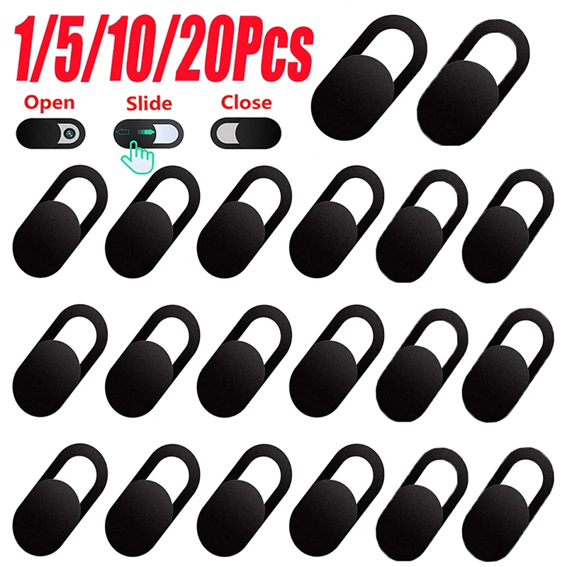 Webcam Cover Camera Privacy Protective Cover Mobile Laptops Lens Occlusion Privacy Cover Anti-Peeping Protector Shutter Slider