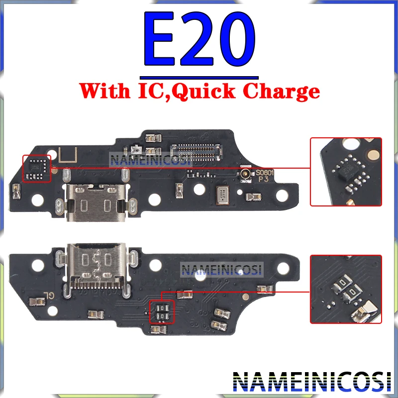 Usb Dock Charger Connector for Motorola Moto E13 E 2020 E20 E30 E40 E22 E22i E32 E32S Charging Board Module Flex Ports