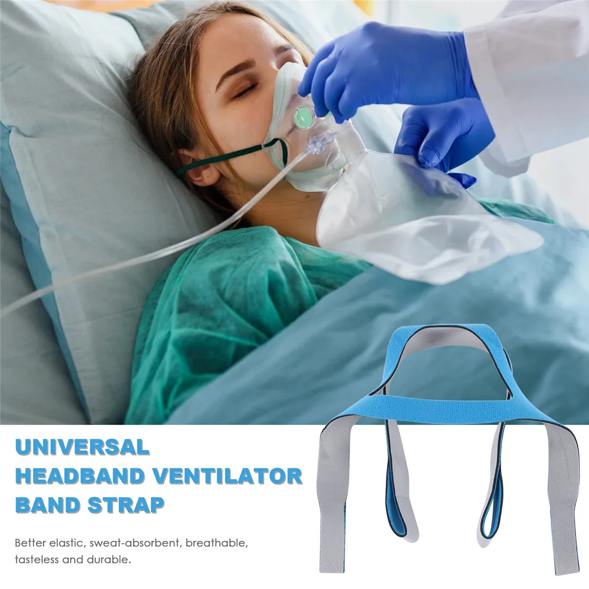 Universal Chapelaria para ventilador, Band Strap para Resmed CPAP