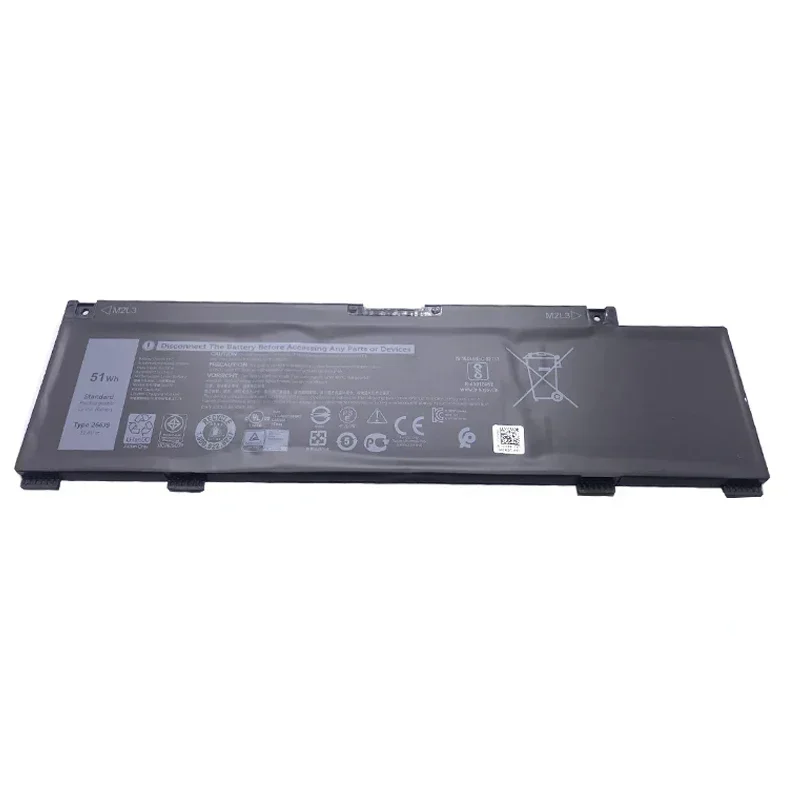 New 266J9   For  G3 15 3590 3500 G5 15 5500 5505 Inspiron 14 5490 11.4V 51WH Laptop battery