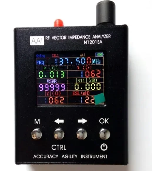 AAI ORIGINAL English Verison For N1201SA N1201SA+ 34.375MHz-2.7GHz UV RF Vector Impedance ANT SWR Antenna Analyzer Meter Tester