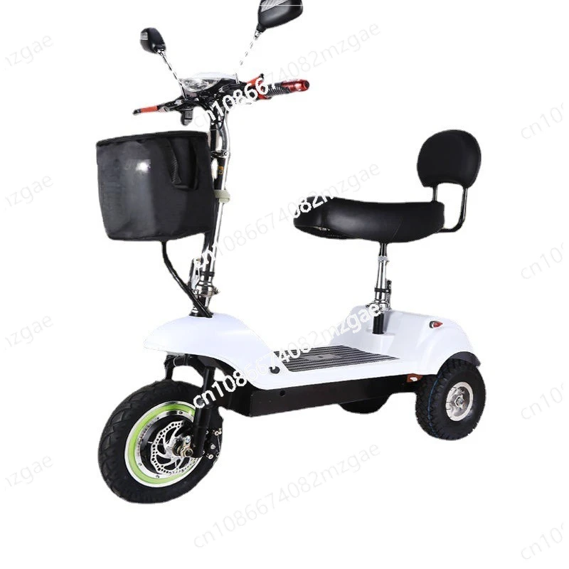 

New electric tricycle two-seat small mini folding electric lithium car