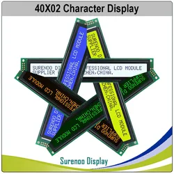 402 40X2 4002 Russian Japanese English Character LCD Module Display Screen LCM Yellow Green Blue with LED Backlight