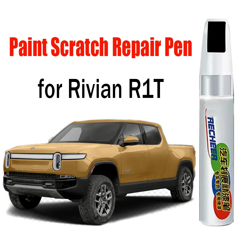 

Car Paint Pen Scratch Repair Touch-Up Paint Pen for Rivian R1T 2025 2024 Paint Scratch Remover Car Paint Care Accessories