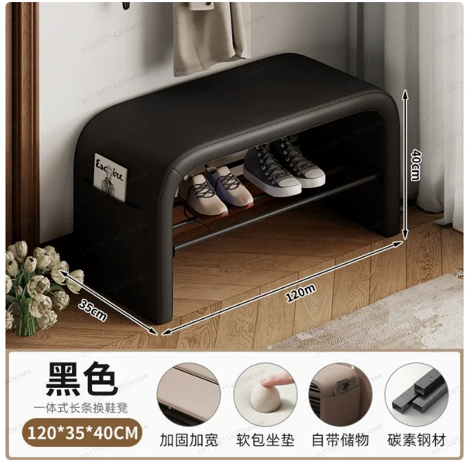 

Элитная скамья-тумба для обуви класса люкс со встроенным шкафом для обуви