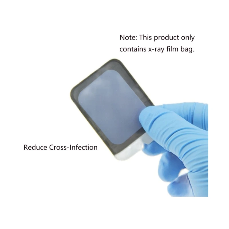 600Pcs Size 0/1/2/3 Dental Disposable X-ray Film Barrier Envelopes Dental Image Plate Protective Cover Bags for Phosphor Plate