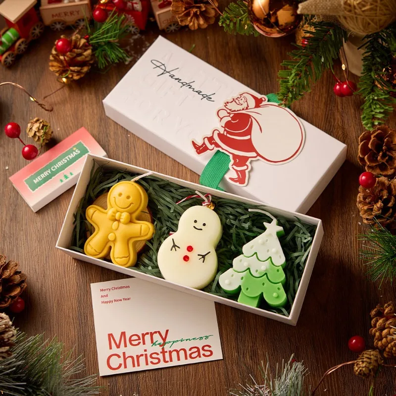 Newest Christmas Candle Creative Handmade Scented Candle High-end Christmas Tree Deer Candle Gift Box Paraffin Wax Aromatherapy - Image 4