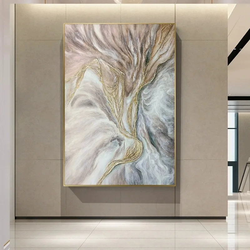 3D Textured Print Oil Painting High-Definition 3D Texture Printed Canvas Art Vibrant Textured Painting Print for Dining Area