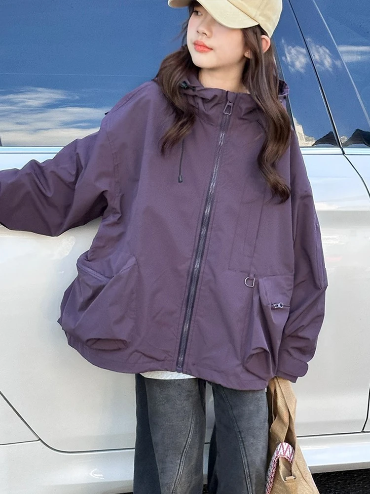 girls-outdoor-casual-jaet-spring-autumn-children's-loose-fce-windbreaker-hooded-zipper-closure-color-faionable-top