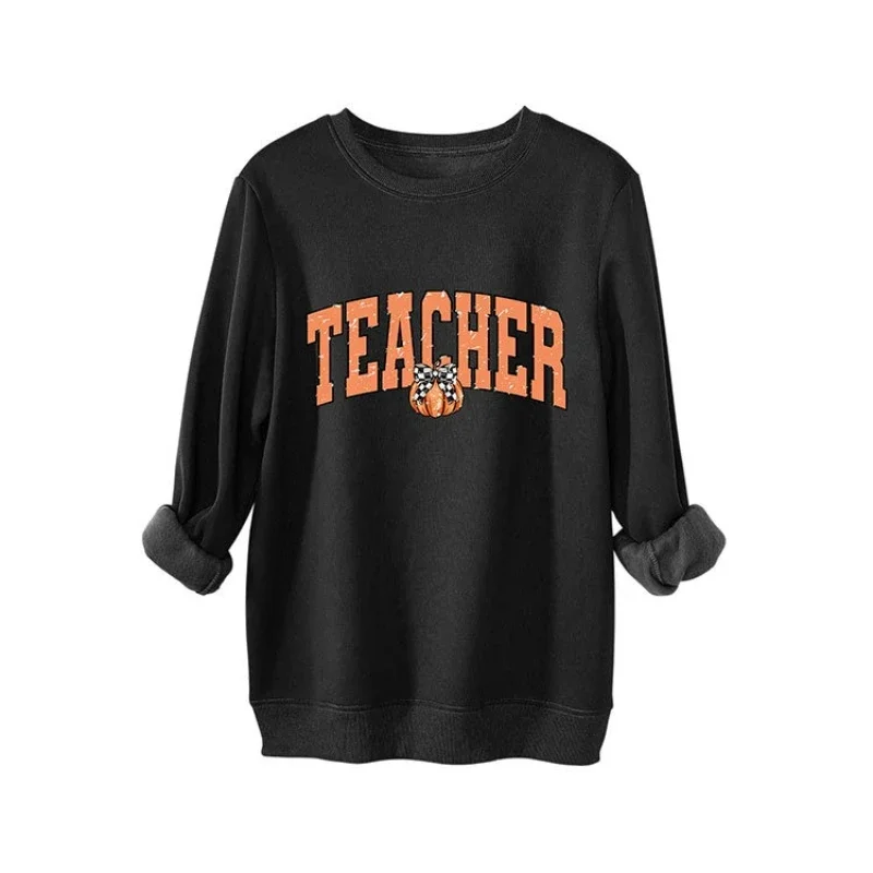 Dames verdikte warme pluche ronde hals fleece trui herfst winter mode persoonlijkheid dieptepunt T 2025