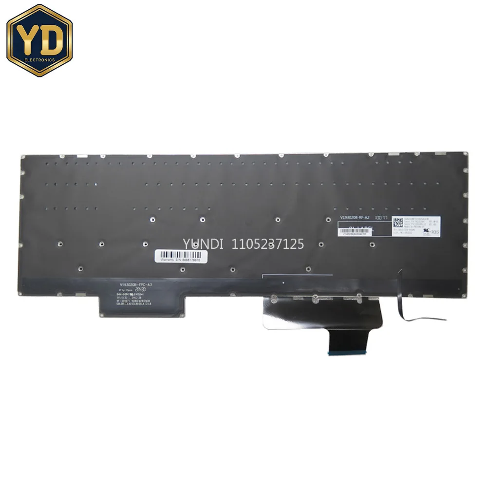 YD Laptop Keyboard For Lenovo For Legion S7-15ACH6 S7-15ARH5 S7-15IMH5 English US With Backlit Gray New