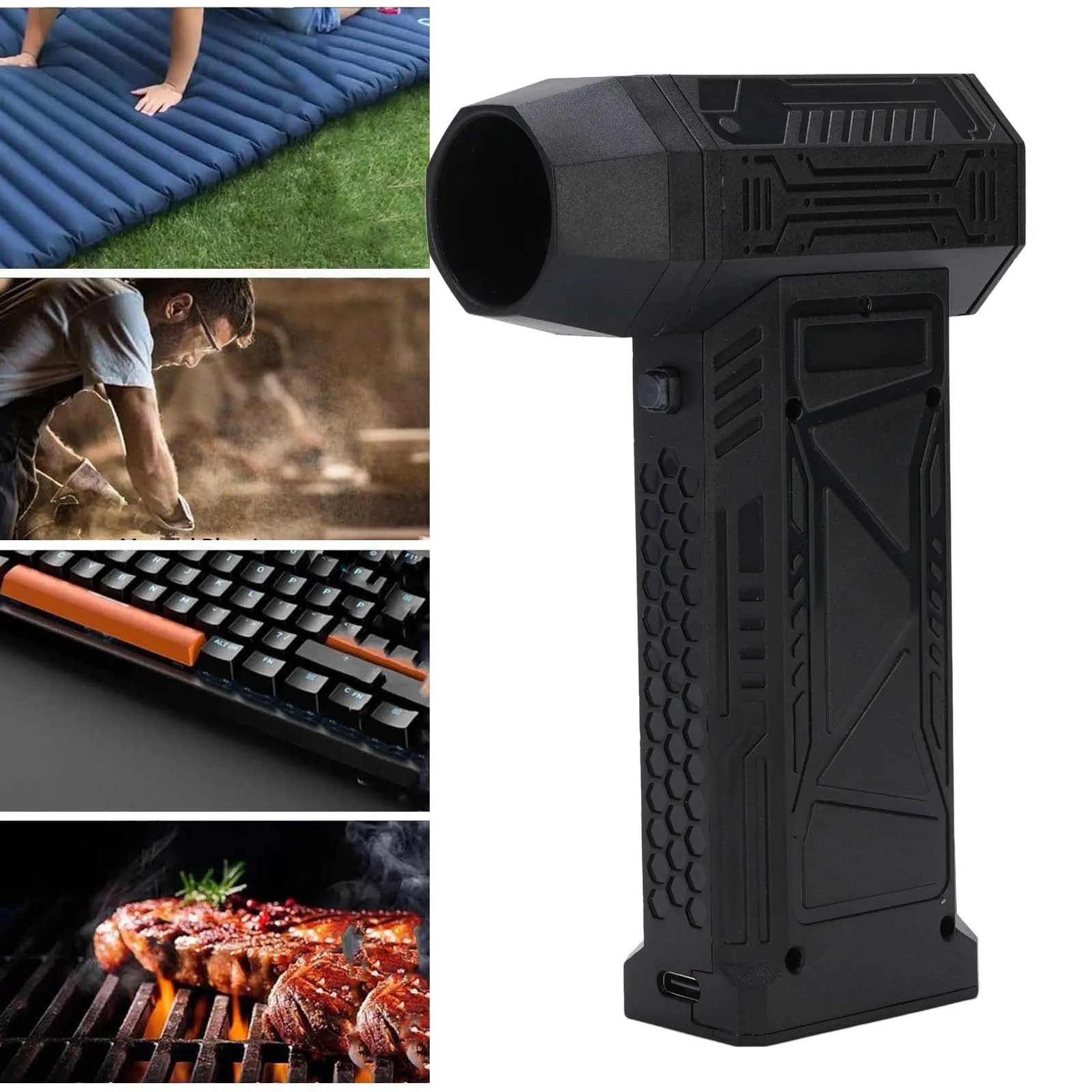 

Струйный вентилятор 130000 об/мин, высокоскоростной бесщеточный двигатель, цифровой дисплей, сухой вентилятор с подсветкой для очистки автомобильной компьютерной клавиатуры