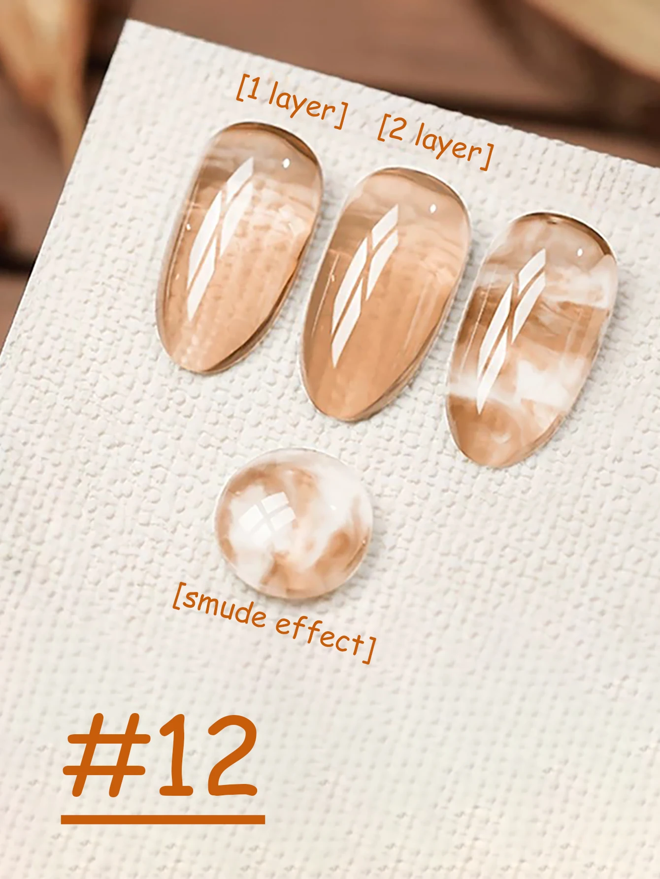 1-12 stücke WS Weihnachten Nagel Eis Transparent Schildkröte Bernstein Gel Nagellack Beliebte Bleaching Braun Orange Nagel Salon Nagel liefert – Detail 20