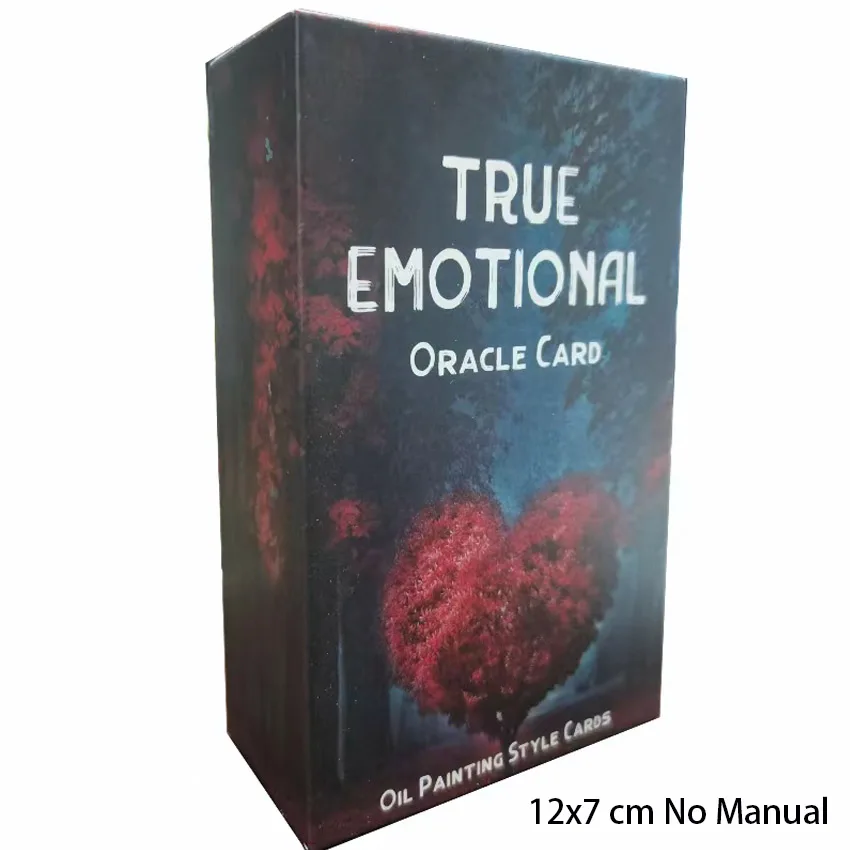 True Emotive Oracle juegos de cartas, No Manual, 12x7 cm