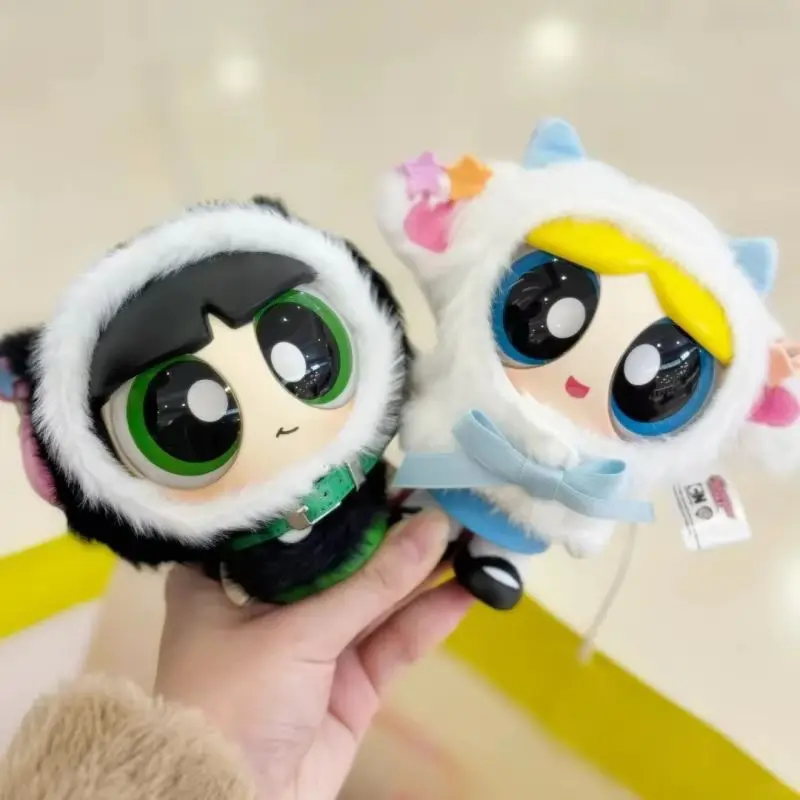 2025 New Hot Sale Genuine Blind Box The Powerpuff Girl Cape Cross-Dressing Doll Backpack Pendant Key Ring/Chain Toy Holiday Gift