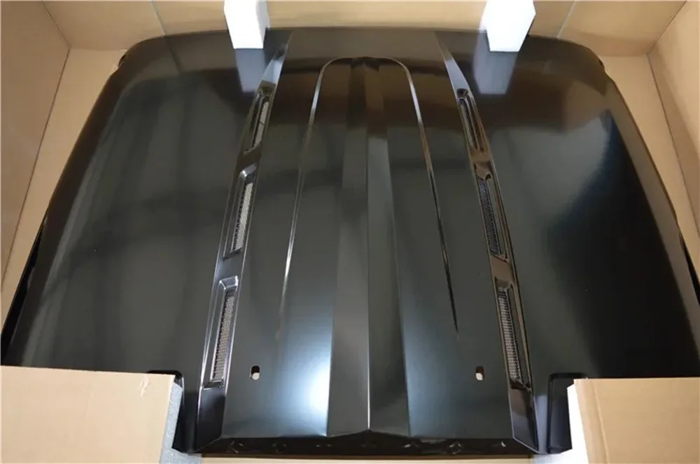 

В Корее Один комплект черного стального капота отверстия для Jeep Wrangler JK 2007-2017 J076