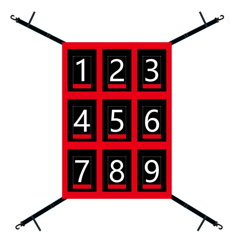 

Outdoor Training Baseball Training Target Approx.49*70cm 19.3*27.6inch Compact Size High-Intensity Use Lightweight Design