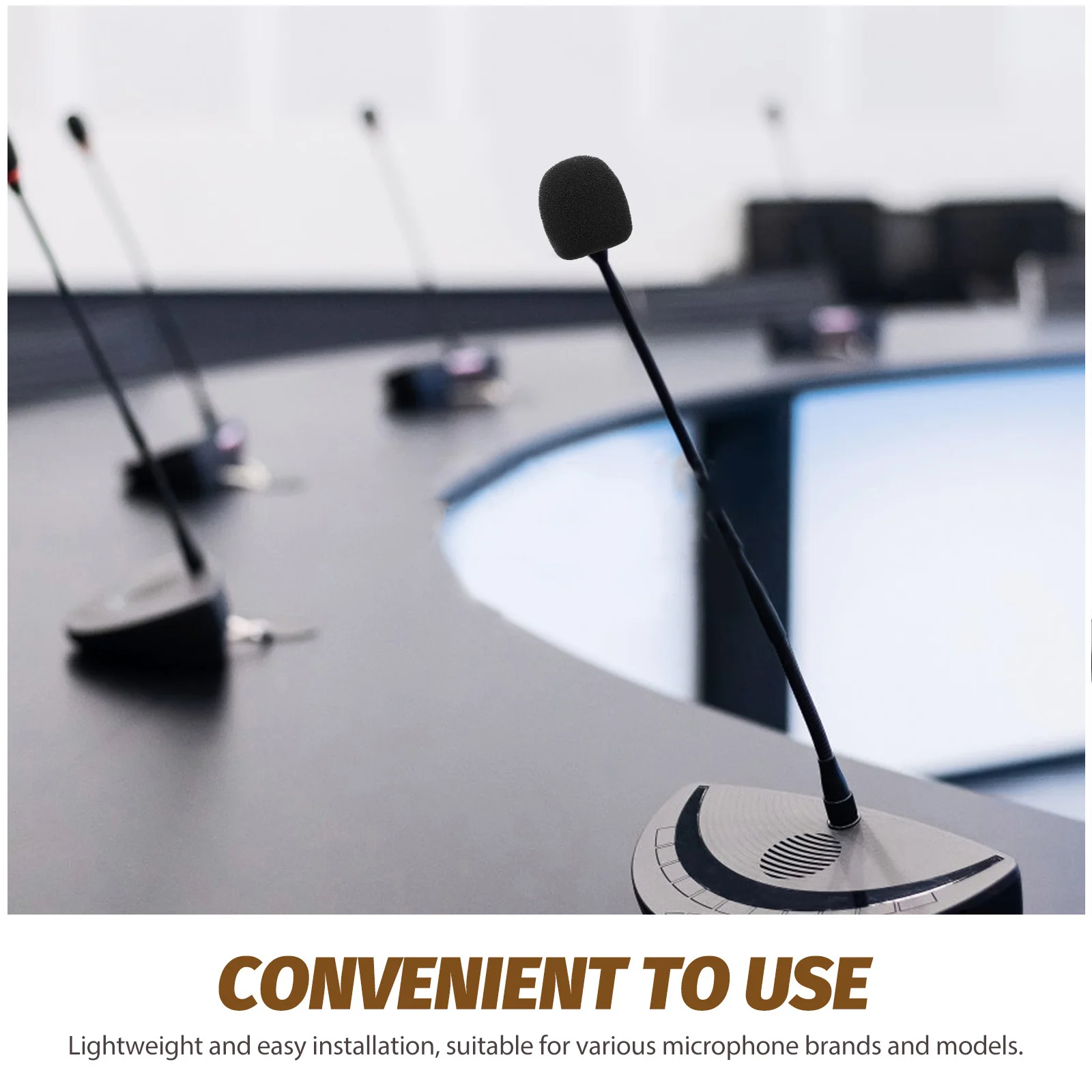 

6Pcs Mini Foam Windscreen Cover for Lavalier Lapel Microphone Protector Wireless Headset Mic Indoor Outdoor Use