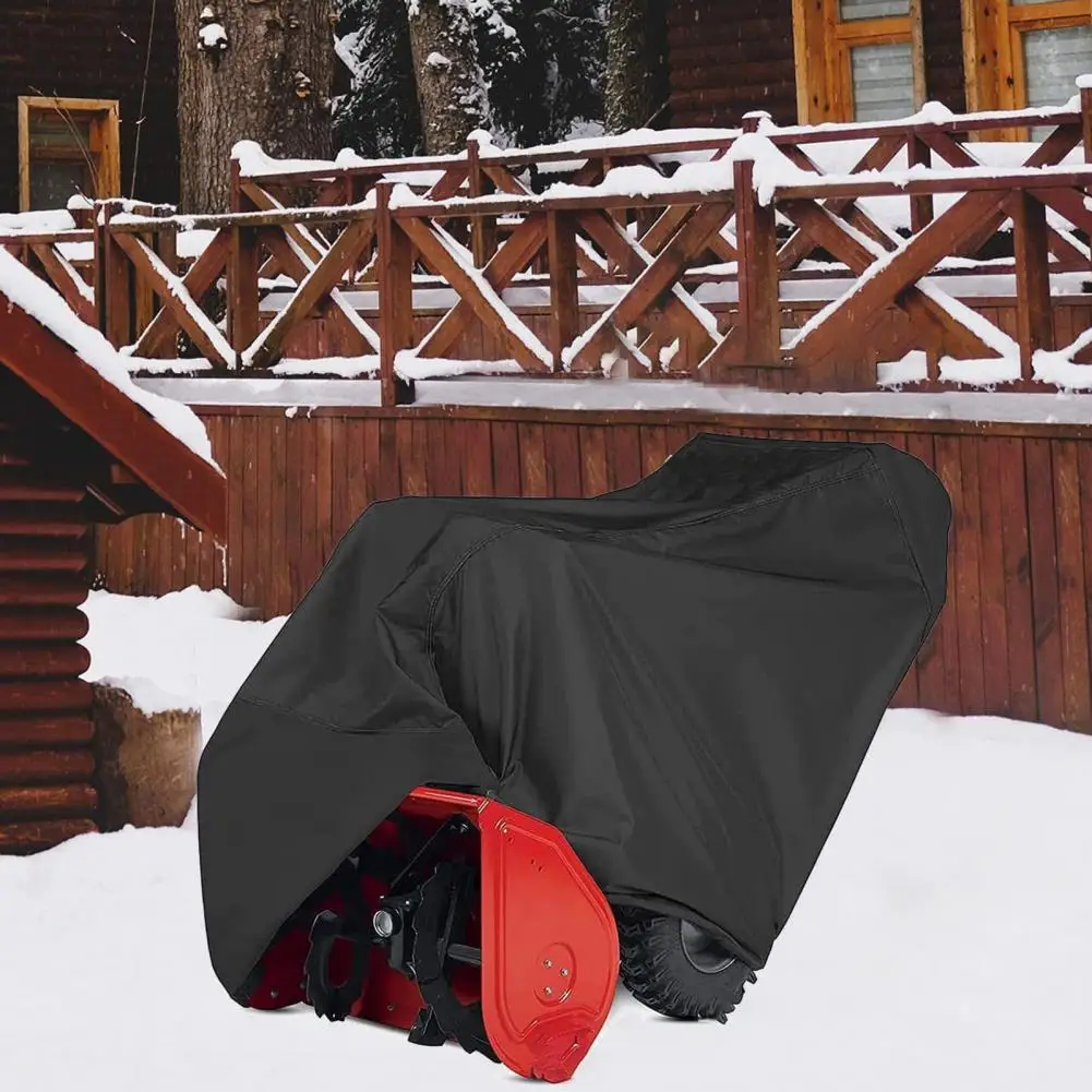 2 stage Snow Blower Cover 600d Waterproof Universal Fit Snow Blower Cover Heavy Duty for Outdoor Snow Thrower