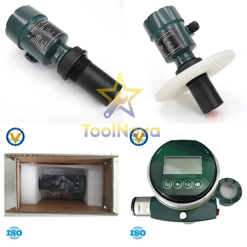 2026hotsale* 4-20mA and HART or Modbus Ultrasonic Liquid Level Transmitter With Explosion Proof