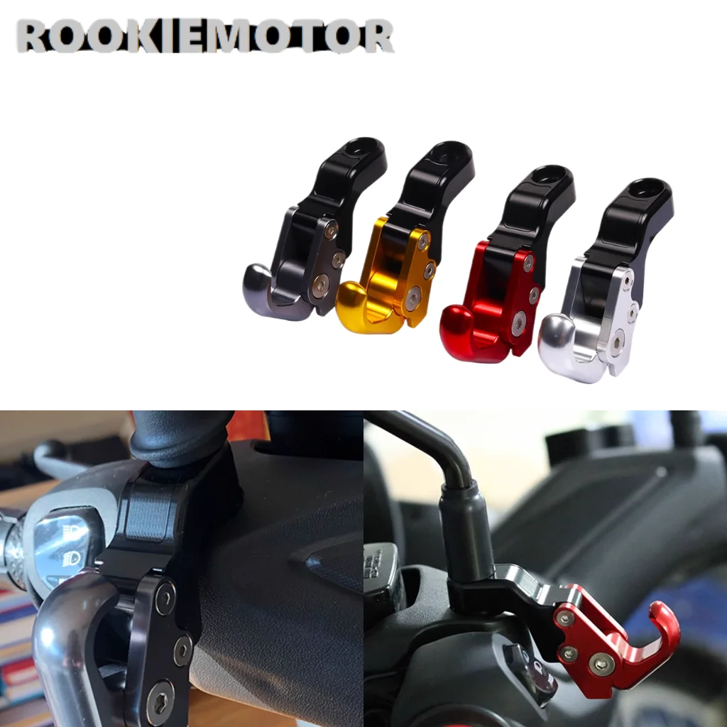 

ROOKIEMOTOR Motorcycle Helmet Hook Full CNC Aluminum For Yamaha NMAX125 Nmax 155 2015-2024