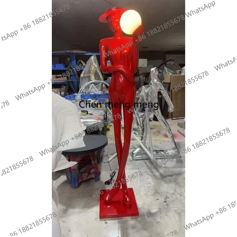 F150 Abstract large-scale floor-to-ceiling sculpture decoration large ornament model room Character sculpture artwork