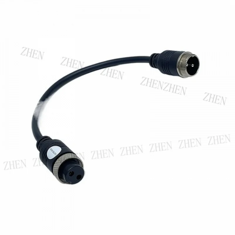 Y Y GX16 2Pin Aviation Cordset Electrical Connector with Panel Mount Adapter Cable