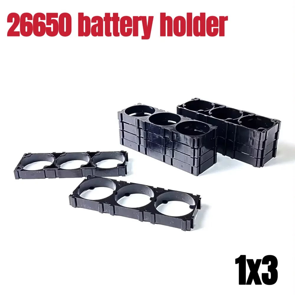 

4pcs is 1 package 26650 Bracket 26650 Battery Holder 26650 Holder Cell Safety Anti Vibration Plastic Brackets