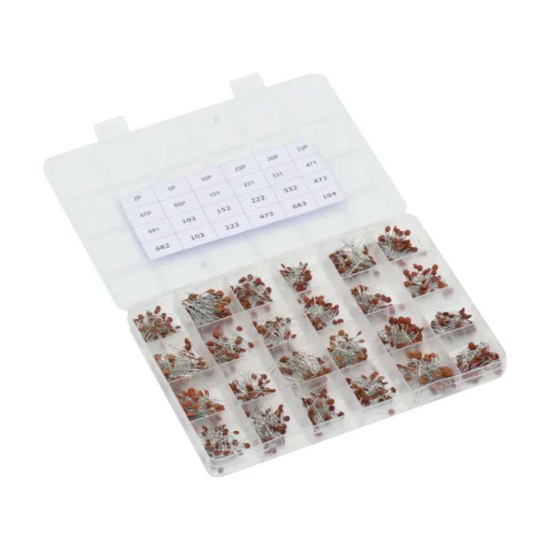 960Pcs/Lot 2PF-0.1UF 50V 24Value*40Pcs Ceramic Capacitor Assortment Kit For arduino Board Module NEW