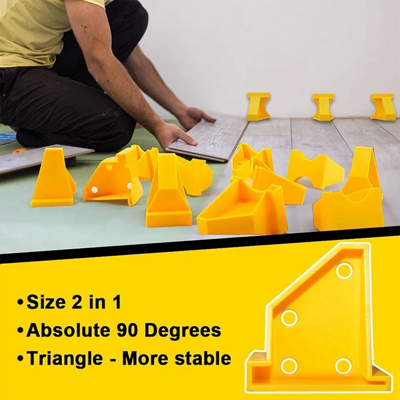 20PCS Flooring Spacers,Laminate Wood Flooring Tools,Compatible W/Vinyl Plank, Hardwood & Floating Floor Installation Etc