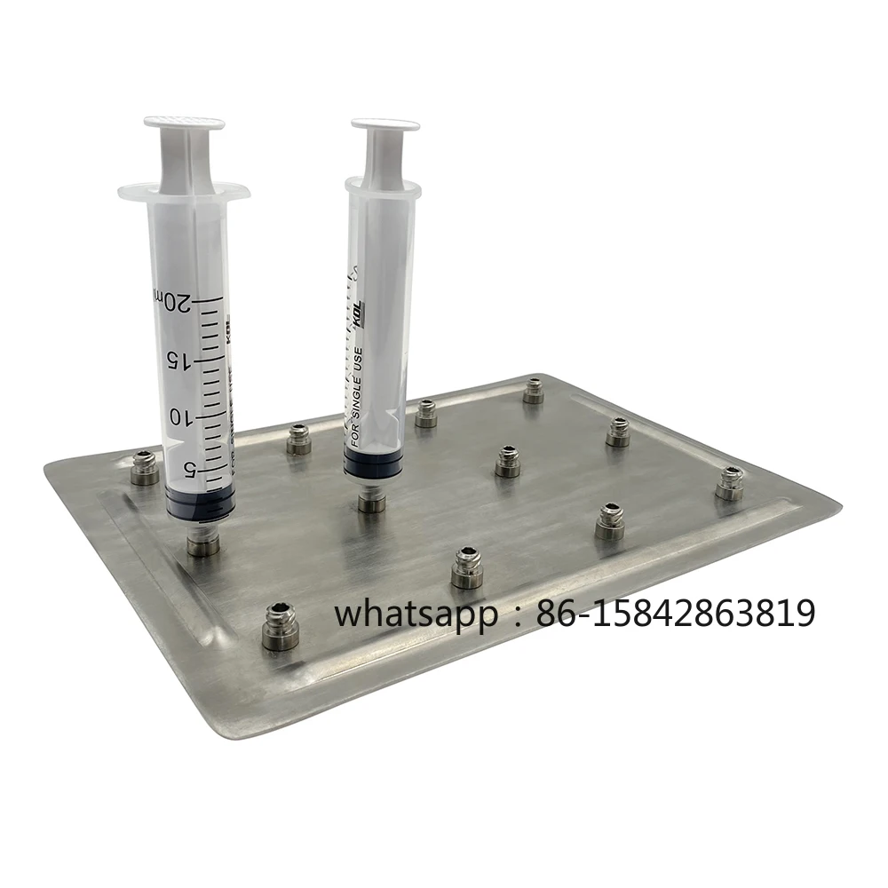 

Syringe Bracket Rack with Cap Accessory Liposuction Tool Stainless Steel