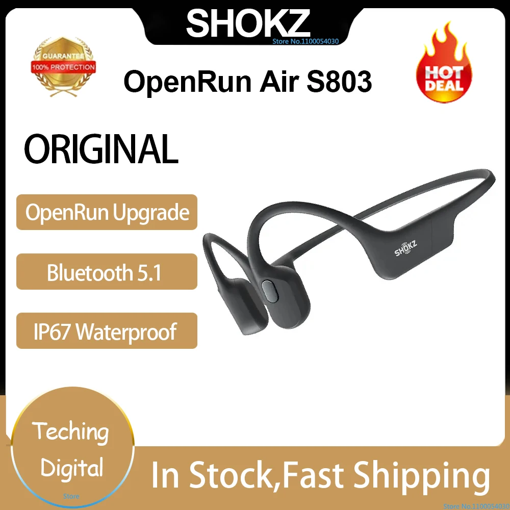 مراجعة وتحليل سماعات Shokz OpenRun Air S803: تجربة صوتية فريدة للرياضيين والمستخدمين النشطين