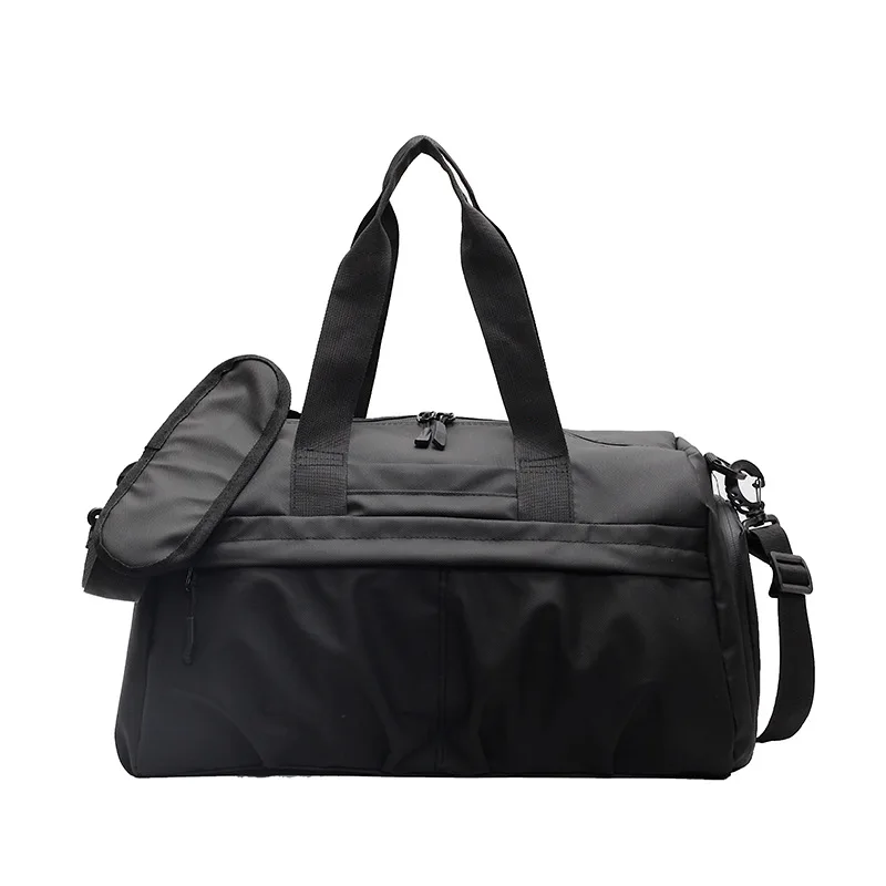 Dry Wet Separation Large Capacity Gym Duffel Bag for Women, Portable Travel Fitness Handbag & Crossbody Luggage Bag
