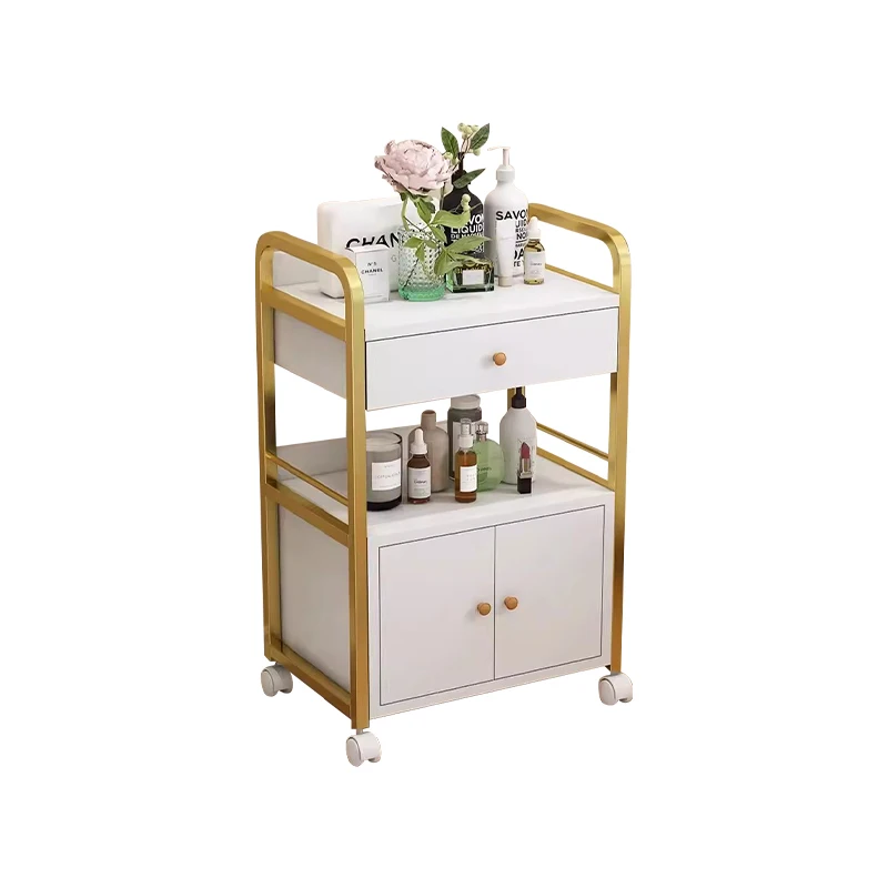

Qunpeng Beauty Cart Salon Special Massage SPA Multi-functional Shelving Salon Trolley Beauty Equipment