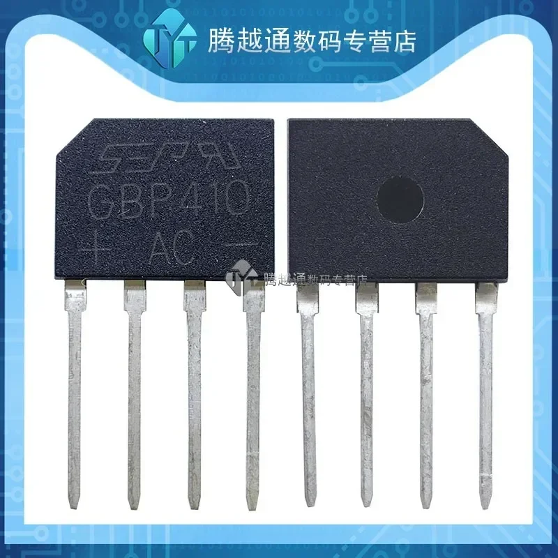 7/15/32PCS New GBP410 bridge stack rectifier 4A 1000V rectifier bridge flat bridge