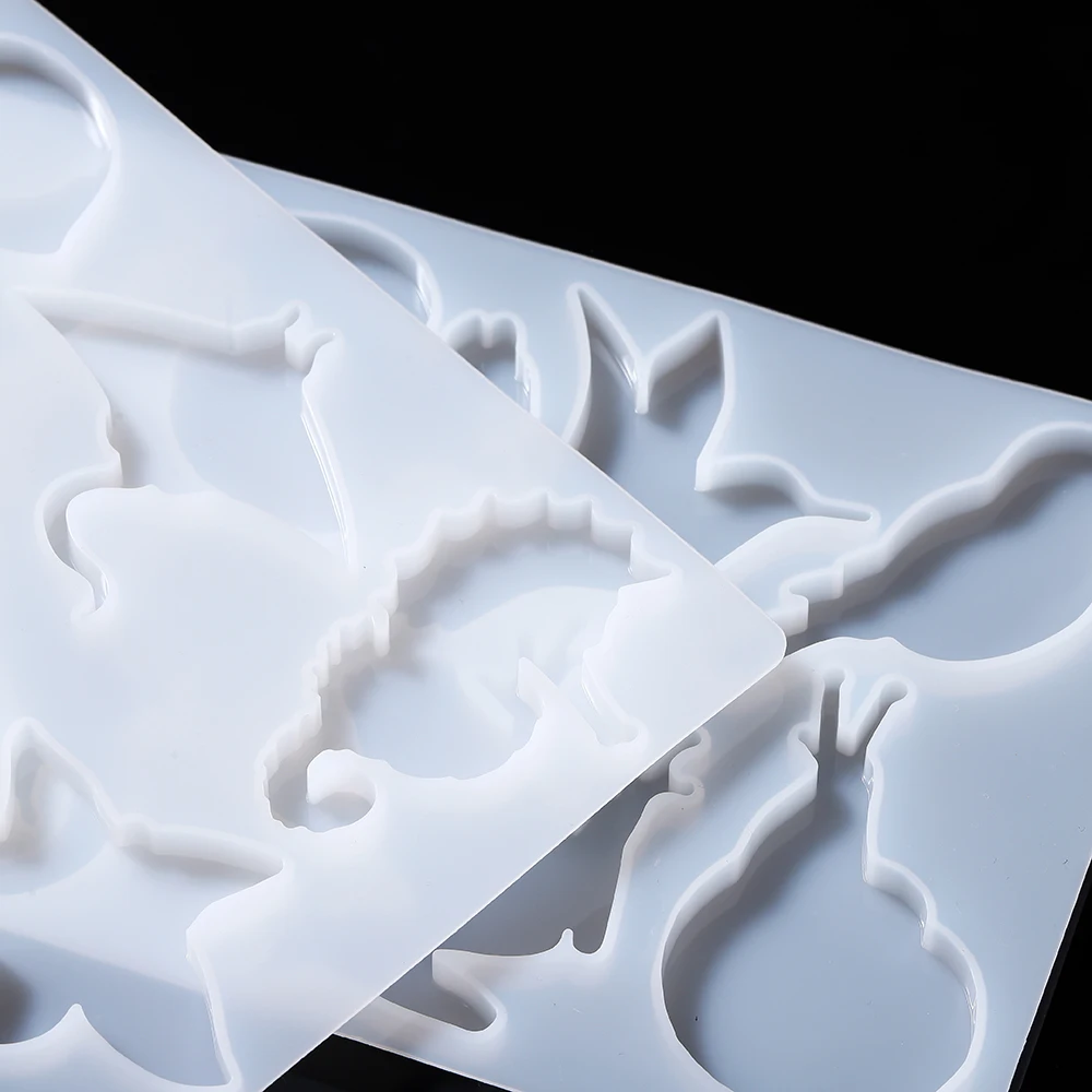 Animal Shape Pendants Silicone Mold Epoxy Resin Casting Mould for DIY Jewelry Pendant Keychain Craft Making Supplies Accessories