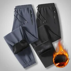 Warm Waterproof Pants Men Outdoor Winter Softshell Fleece Trousers Trekking Camping Climbing Skiing Hiking Pants