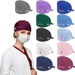 New Sale Medical Scrub Cap Surgeons Caps Nurse Headware Nursing Hat Vet Beauty Salon Skullcap Surgical Accessory Hats