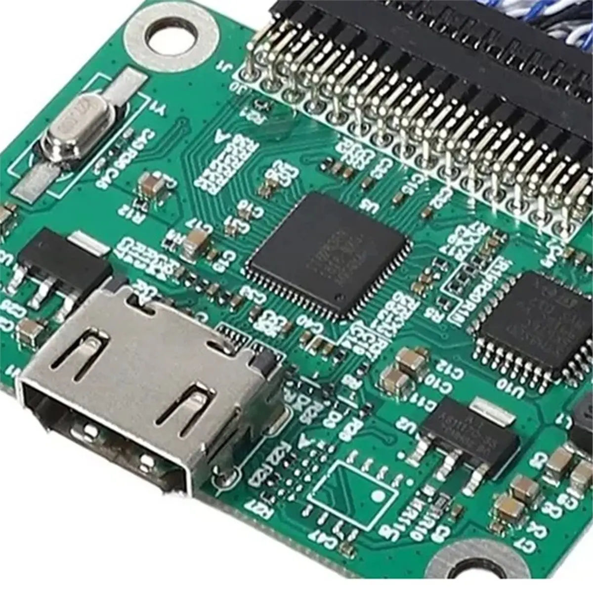 Promotion LVDS to -Compatible Adapter Board LVDS Dual 8-Input to -Compatible Output Supports Multi Resolution 1920X1080
