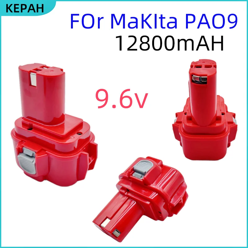 بطارية NI-MH بقوة 9.6 فولت 🔋    لماكيتا PA09 6222D 9100 9120 9122 9133 9134 91359.6v 12800mAh #1