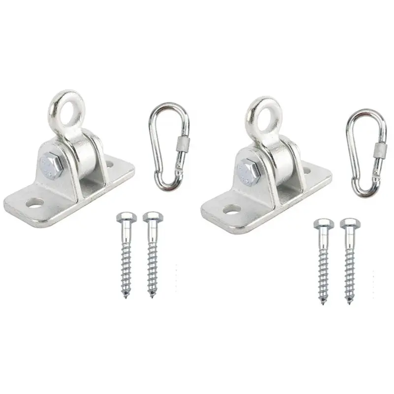 BAAJ-Hanging Snap Hooks Included Heavy Duty Porch Swing Hangers Kit,With Screws Bolts For Patio Yoga Seat Indoor Outdoor