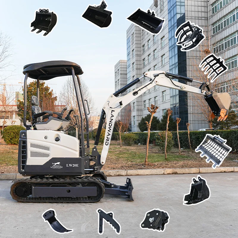 CE/EPA Mini Excavator 1 Ton 2 Ton Kubota Engine Free Shipping Crawler Digger Farm Mini Excavator Machine For Sale Customized