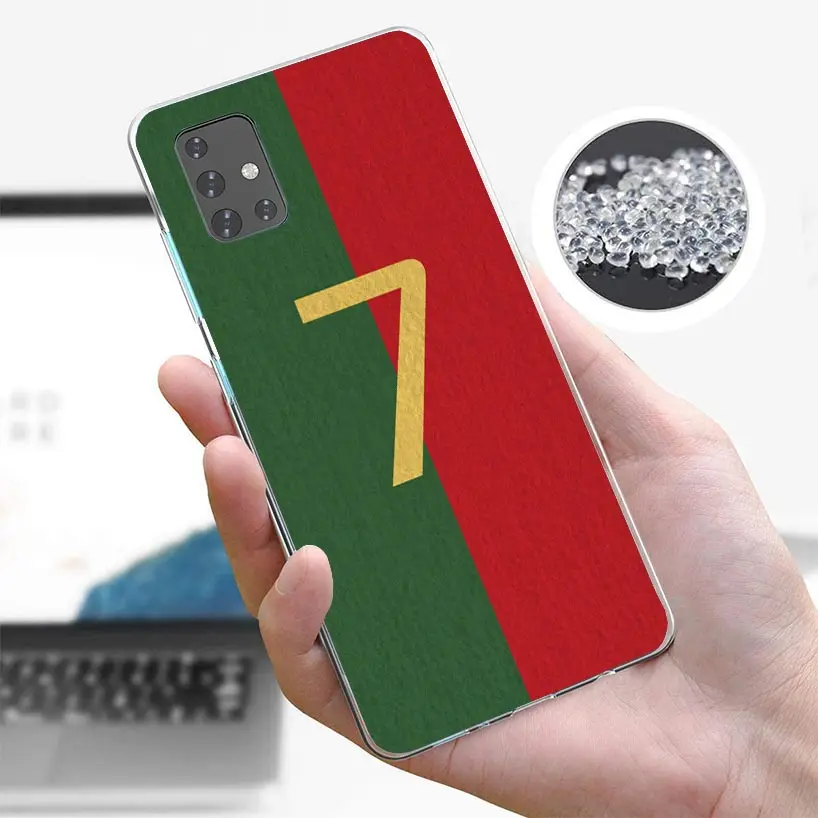 FootBall SuperStar Number C 7 10 Case Phone Cover for Samsung Galaxy A51 A41 A31 A21S A21 A71 A50S A40 A30S A20E A10 A70 A6 A7 A