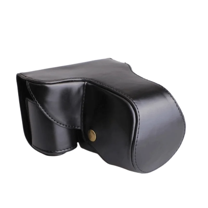 New Leather Camera Case Bag Cover For Sony NEX6 NEX-6 A6000 NEX7 18-55MM Lens