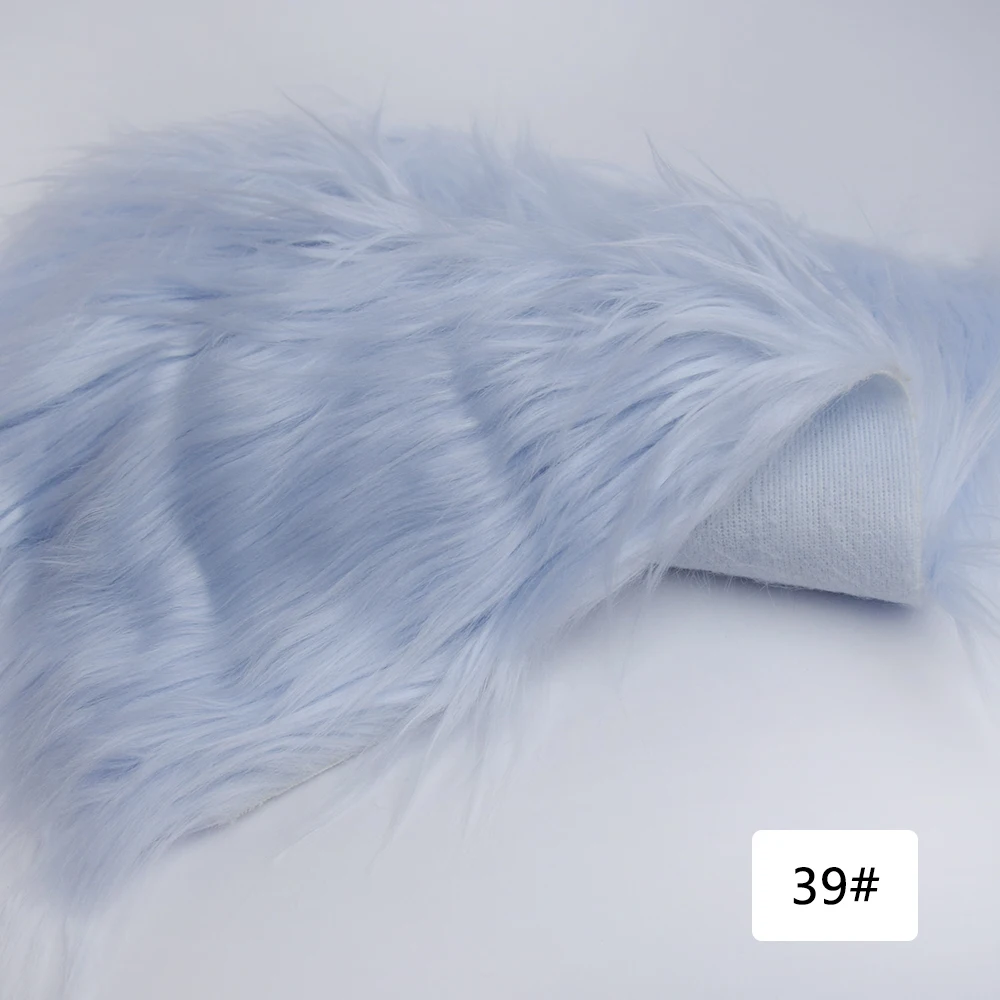 8cm Pile Length Imitation Fur Fabric Diy Cosplay Clothing Hairy Fur Fabric Bundle Long Hair Plush Fabrics By Meters Liquidations image 3